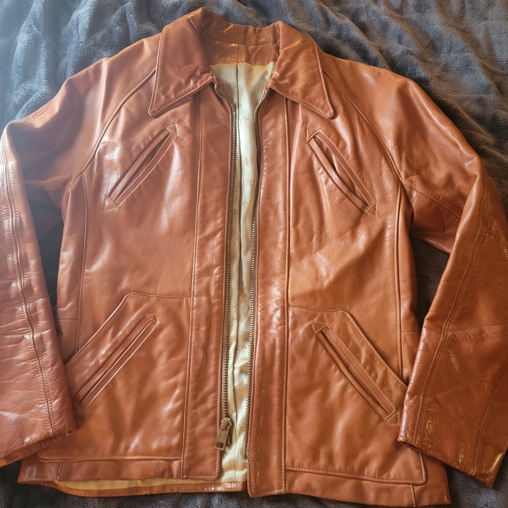 Paul Loius INC. VINTAGE Brown Leather Jacket